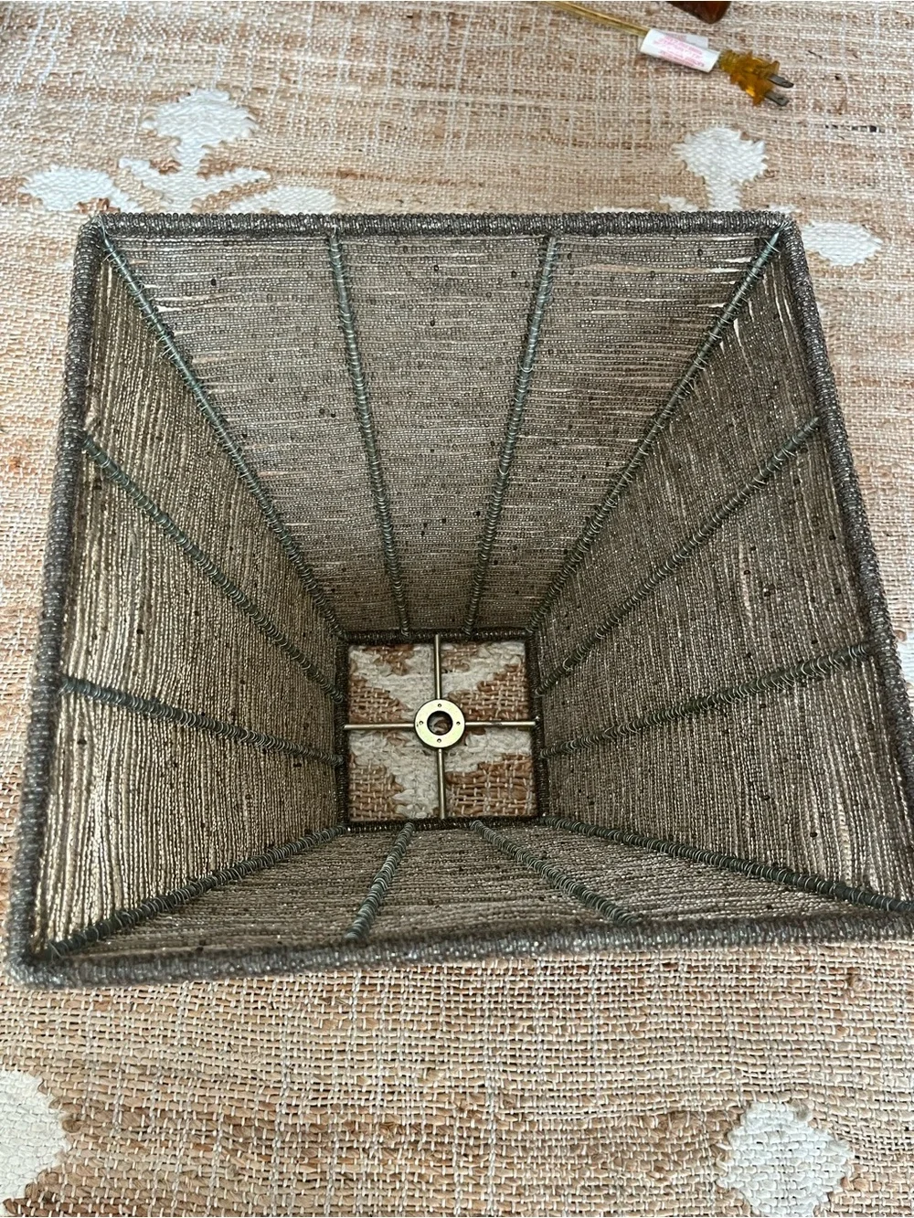 10” Seed Beaded Lamp Shade